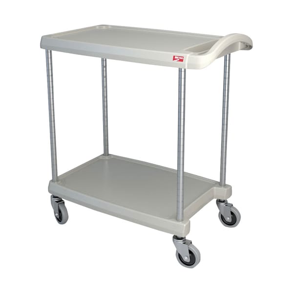 Cart, Utility, 2 Shelf, Gray For Intermetro - Part No Bc1627-24G-Sr